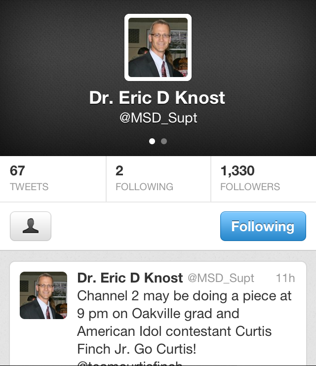 Superintendent+Knost+joins+Twitter