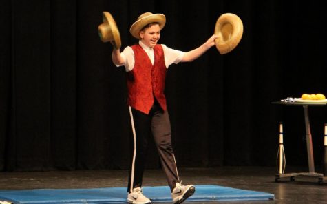 Sean Petric (10) performing at Oakvilles got talent.