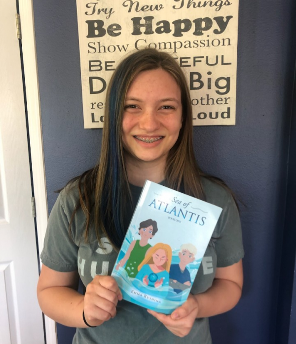 Emma Rushing (10) has published her first book, Sea of Atlantis, at the young age of 15. 