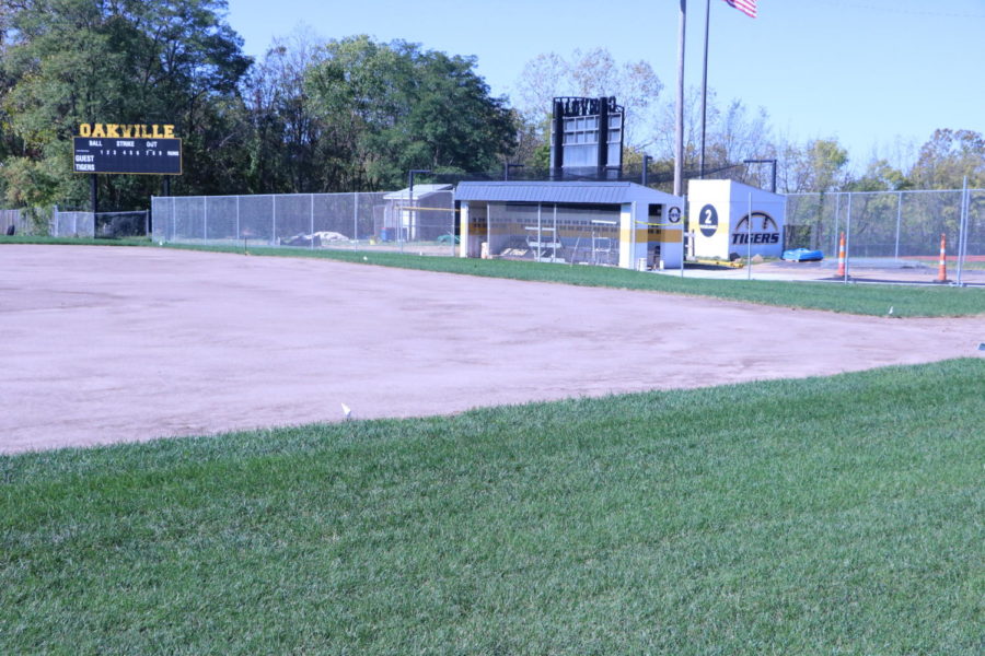 The OHS softball field is undergoing many changes and improvements to the field itself and the dugouts. 