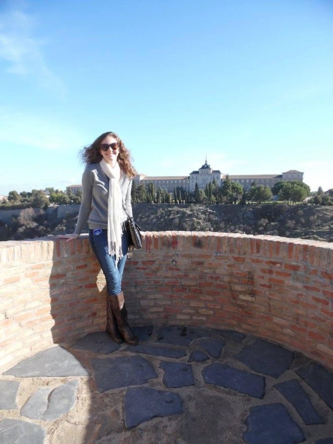 Melissa Bradford takes in the scenery in Toledo, Spain in January 2016. It was a really good immersion experience in the real world, Bradford said. In addition to having the opportunity to visit cities in Spain like Toledo, Bradford also trekked to Rome, Venice, Morocco, Berlin and London during her time in Europe. 