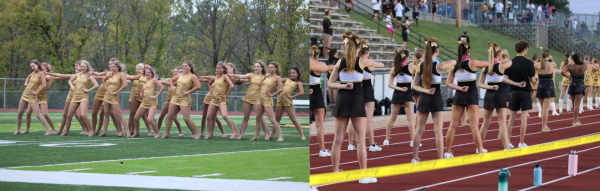 The Golden Girls and Cheer teams perform at different events.“We have a really great team with great captains,” Grace hickman (12) said, “so I know it’ll be organized. Theyve really helped us the entire season.” Both teams needed to find new coaches at the end of their fall seasons.
Photos by Alyssa Johnston
